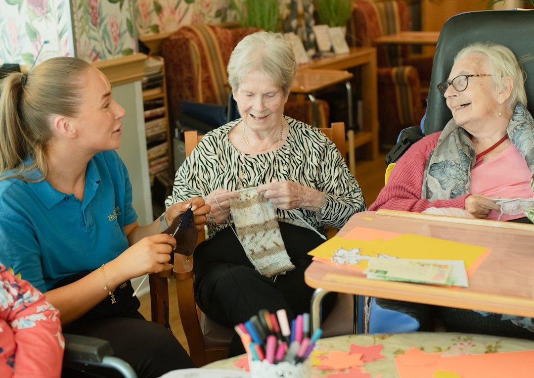 seniors sharing stories